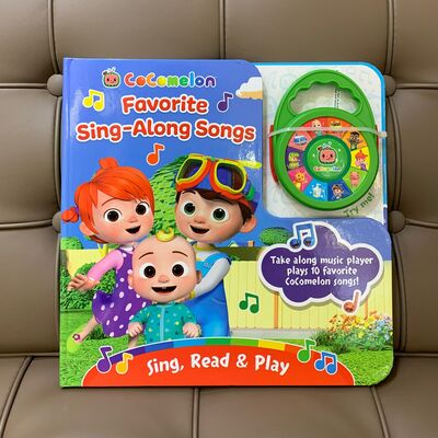 CoComelon Favorite Sing-Along Songs - Music Player Toy and Board Book Set