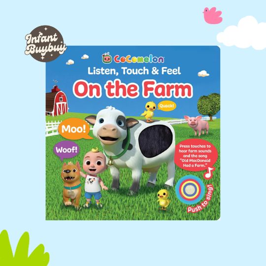 Cocomelon Listen, Touch & Feel on the Farm Book