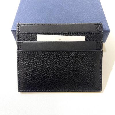 Dior Mens Cardcase Black Calfskin with CD Icon