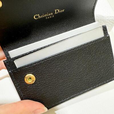 Dior Saddle Cardholder Black