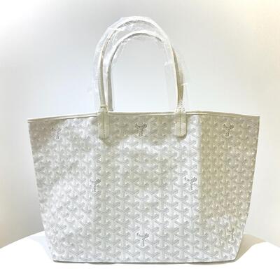 Goyard St Louis PM Tote White