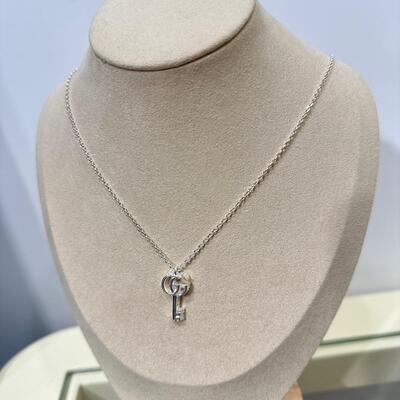 Gucci 925 Silver Key Necklace