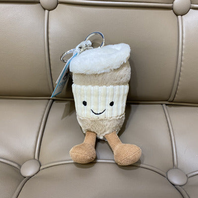 Jellycat Amuseables Coffee-To-Go Bag Charm 咖啡 鎖匙扣