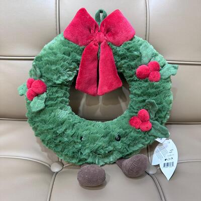 Jellycat Amuseables Berry Wreath 聖誕花環花圈