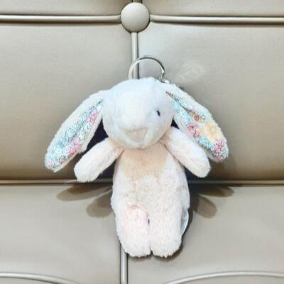 Jellycat Blossom Blush Bunny Bag Charm 兔 鎖匙扣