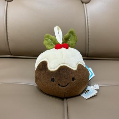 Jellycat Festive Folly Christmas Pudding 聖誕布丁 掛飾