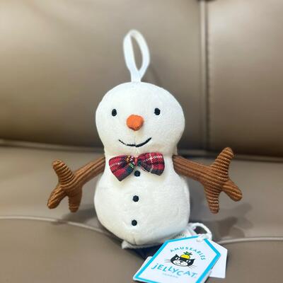 Jellycat Festive Folly Snowman 小雪人 掛飾