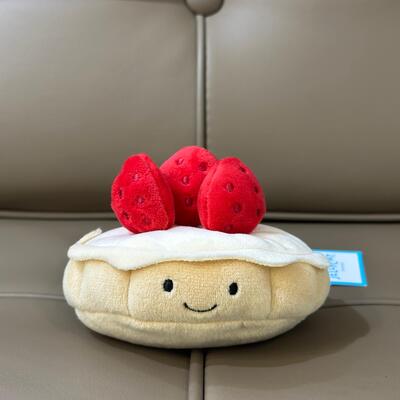 Jellycat Pretty Patisserie Tarte Aux Fraises 法式草莓塔