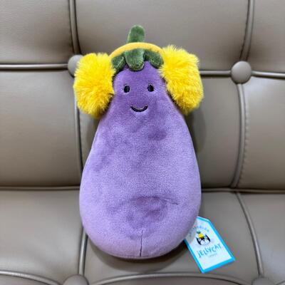 Jellycat Toastie Vivacious Yellow Aubergine 茄子