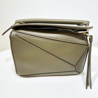 Loewe Mini Puzzle Bag Dark Khaki Green