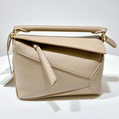 Loewe Mini Puzzle Edge Bag Sand