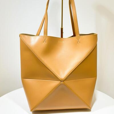 Loewe Puzzle Fold Tote Warm Desert