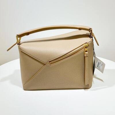 Loewe Small Puzzle Edge Bag Sand