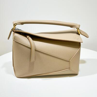 Loewe Small Puzzle Edge Bag Sand