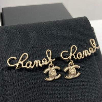 Chanel Logo CC Earring Clip