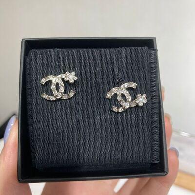 Chanel CC Flower Earring S