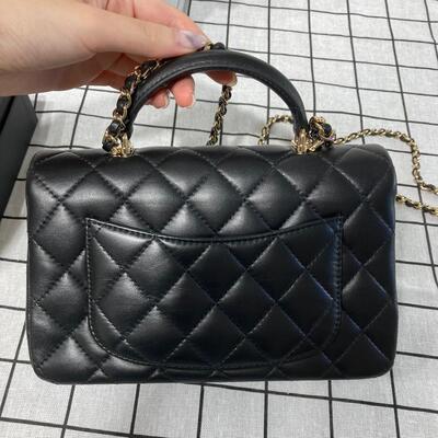 Chanel Mini Flap Bag With Top Handle 20cm