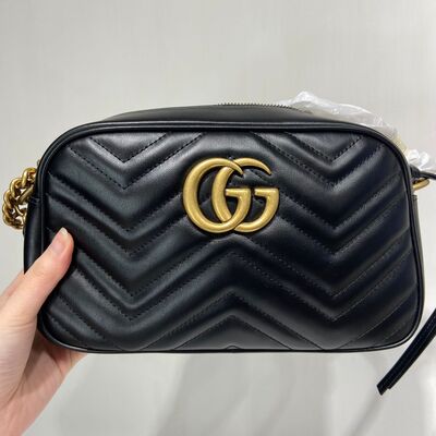 Gucci GG Marmont Camera Bag Small Black