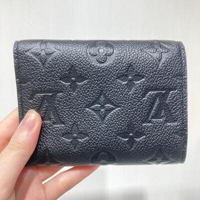 LV Victorine Wallet Monogram Leather Black